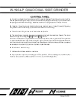 Preview for 10 page of WM W-1904-P Operator'S Manual