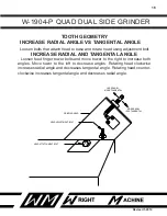 Preview for 17 page of WM W-1904-P Operator'S Manual