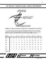 Preview for 18 page of WM W-1904-P Operator'S Manual