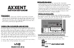 Preview for 2 page of WMD AXXENT Quick Start Manual