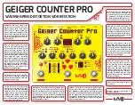 Preview for 1 page of WMD Geiger Counter Pro Manual