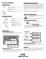 Preview for 1 page of WMD VOLTERA Quick Start Manual