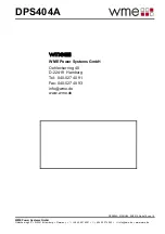 Предварительный просмотр 16 страницы WME DPS404A User Manual