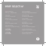 WMF 07.6130.6381 Instructions For Use And Care Manual preview
