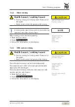 Preview for 77 page of WMF 1100S User Manual