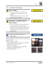 Предварительный просмотр 67 страницы WMF 1200 S User Manual