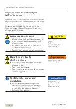 Preview for 2 page of WMF 1200F User Manual