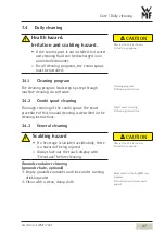 Preview for 47 page of WMF 1200F User Manual