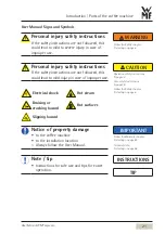 Preview for 21 page of WMF 5500 Series User Manual