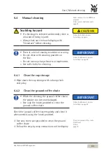 Preview for 63 page of WMF 5500 Series User Manual