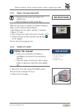 Preview for 25 page of WMF 9468 Series User Manual