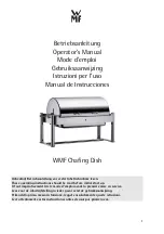 Предварительный просмотр 1 страницы WMF Chafing Dish Operator'S Manual