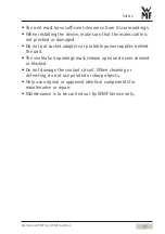 Preview for 13 page of WMF Cup User Manual