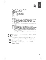 Предварительный просмотр 67 страницы WMF Eismaschine 3in1 Operating Manual