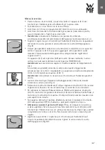 Preview for 47 page of WMF KUCHENminis One for All Operating Manual