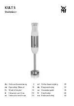 WMF Kult S Stabmixer Operating Manual preview