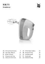 WMF KULT S Operating Manual preview