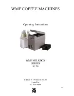 WMF MILKBOX 9159 SERIES Operating Instructions Manual preview