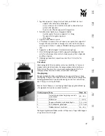 Preview for 27 page of WMF Mixer Operating Manual