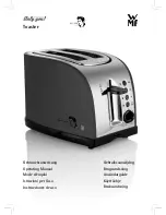 Предварительный просмотр 1 страницы WMF Only you! Toaster Operating Manual