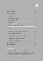 Preview for 29 page of WMF PERFECTION 800L Series Operating Instructions Manual