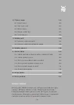 Preview for 133 page of WMF PERFECTION 800L Series Operating Instructions Manual