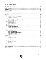 Preview for 3 page of WMF PROGRMAT GV Operating Instructions Manual