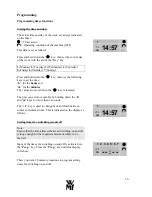 Preview for 20 page of WMF PROGRMAT GV Operating Instructions Manual