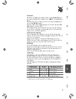 Preview for 47 page of WMF SKYLINE Cromargan Operating Manual