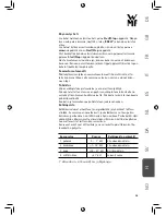 Preview for 53 page of WMF SKYLINE Cromargan Operating Manual