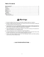 Preview for 3 page of WMH Tool Group 454222K Operating Instructions And Parts Manual