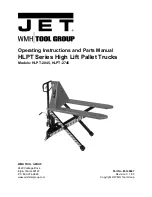 WMH Tool Group JET HLPT Series Operating Instructions And Parts Manual preview