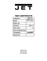 Preview for 12 page of WMH Tool Group JET HLPT Series Operating Instructions And Parts Manual