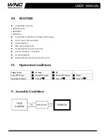 Preview for 3 page of WNC DFCN2 User'S Manual & Operating Instructions