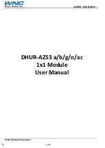 WNC DHUR-AZ53 User Manual preview