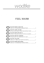 wodtke FEEL WARM Installation And Operating Instructions Manual предпросмотр