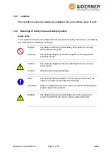 Предварительный просмотр 6 страницы WOERNER 612345/1 Translation Of The Original Operation Manual