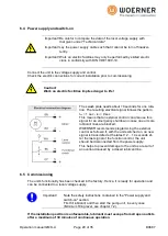 Предварительный просмотр 20 страницы WOERNER 612345/1 Translation Of The Original Operation Manual