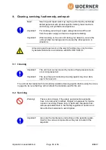 Preview for 30 page of WOERNER 612345/1 Translation Of The Original Operation Manual