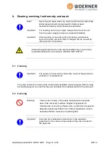 Предварительный просмотр 21 страницы WOERNER GEZ Translation Of The Original Operation Manual