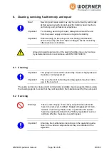 Предварительный просмотр 38 страницы WOERNER GMG-A Translation Of The Original Operation Manual