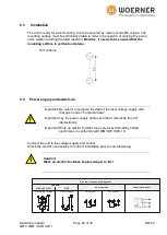 Preview for 20 page of WOERNER GMI-A Translation Of The Original Operation Manual