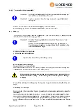 Предварительный просмотр 19 страницы WOERNER GMV-A Translation Of The Original Operation Manual