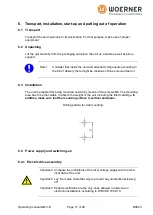 Предварительный просмотр 17 страницы WOERNER GMV-B Translation Of The Original Operation Manual