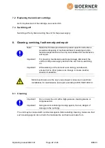 Предварительный просмотр 22 страницы WOERNER GMV-B Translation Of The Original Operation Manual