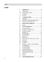 Preview for 3 page of Wöhler VE 400 Operating Manual