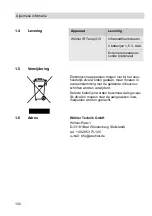 Предварительный просмотр 100 страницы Wohler 1388 Operating Manual