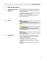 Preview for 5 page of Wohler A 550 Operation Manual