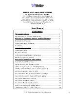 Preview for 1 page of Wohler AMP2-VSD User Manual