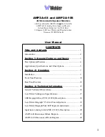 Preview for 1 page of Wohler AMP2A-10S User Manual